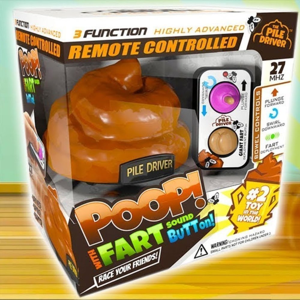 R/C Pile Driver - Poop! with Fart Sound!
